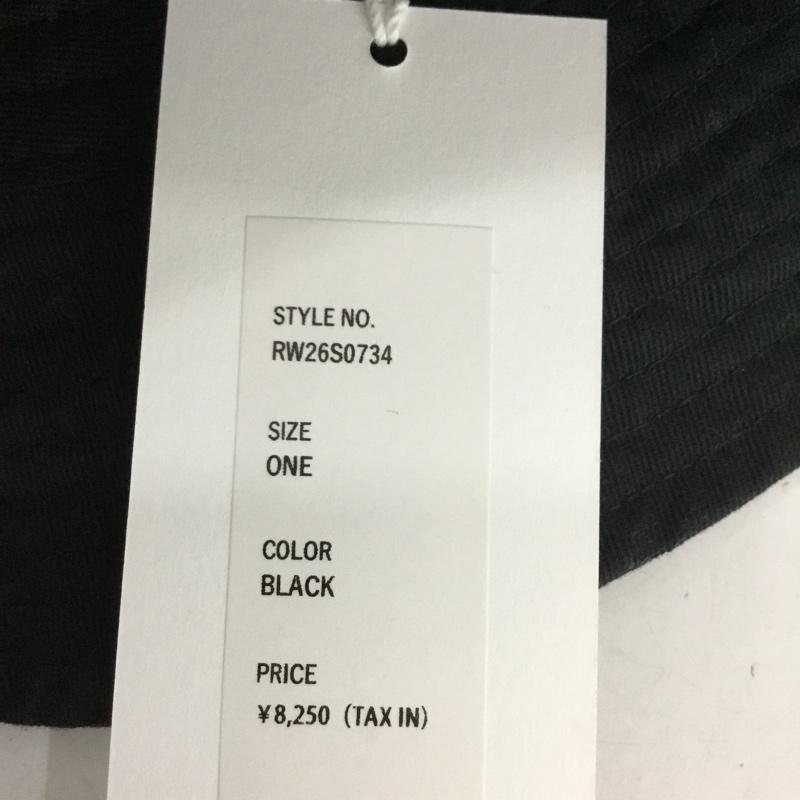 ロットワイラー ROTTWEILER 帽子 ハット RW26S0734 SURF ACADEMY HAT バケットハット ONE SIZE ロゴ、文字 黒 / ブラック /  メンズ USED 古着 中古 10150538