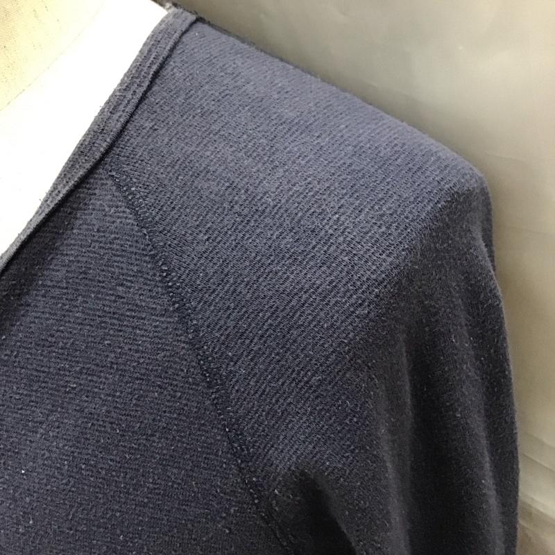 ハリウッドランチマーケット HOLLYWOOD RANCH MARKET カットソー 長袖 長袖カットソー クルーネックカットソー ロングスリーブカットソー ラグラン 4 無地 紺 / ネイビー /  メンズ USED 古着 中古 10118550