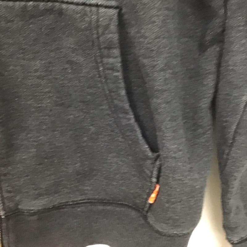 ステューシー STUSSY パーカー 長袖 長袖パーカー ジップアップパーカー L 無地 ダークグレー / ダークグレー /  メンズ USED 古着 中古 10148204