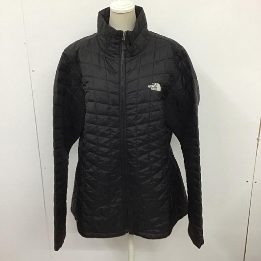 ザノースフェイス THE NORTH FACE ジャケット、上着 ジャケット、ブレザー nf0a4p9v ナイロンジャケット ジップアップジャケット アウター XL ロゴ、文字 黒 / ブラック /  レディース USED 古着 中古 10124733
