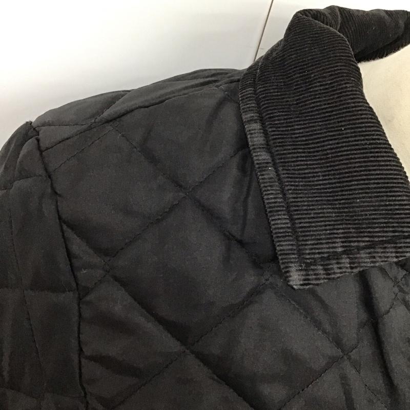ラベンハム LAVENHAM ジャケット、上着 ジャケット、ブレザー キルティングジャケット カラージャケット ボタン前開ジャケット アウター M 無地 黒 / ブラック /  メンズ USED 古着 中古 10123819