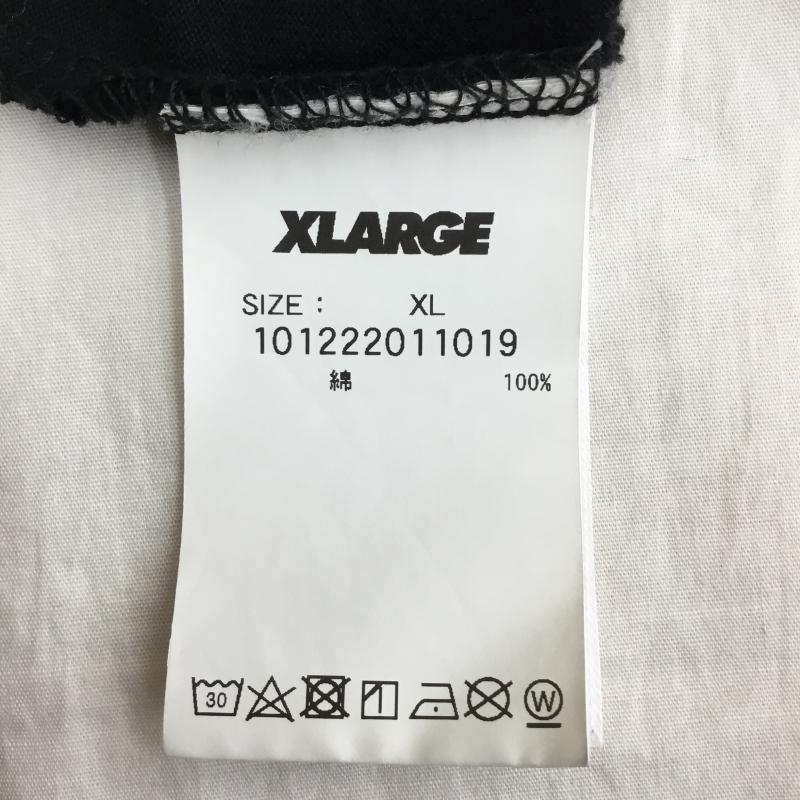 エクストララージ XLARGE Tシャツ 半袖 X-LARGE メンズ ファッシネイティング スネーク Tシャツ 半袖 XL プリント 黒 / ブラック /  メンズ USED 古着 中古 10148474
