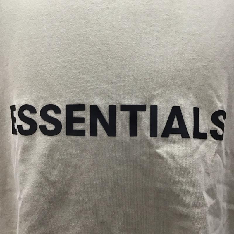 エッセンシャルズ ESSENTIALS Tシャツ 半袖 FEAR OF GOD FOG クルーネック XS ロゴ、文字 ベージュ / ベージュ /  メンズ USED 古着 中古 10122610