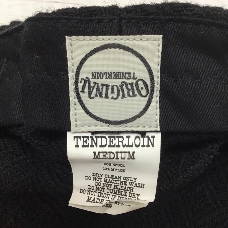 テンダーロイン TENDERLOIN 帽子 キャップ ウール ワークキャップ  黒 / ブラック /  メンズ USED 古着 中古 10113385