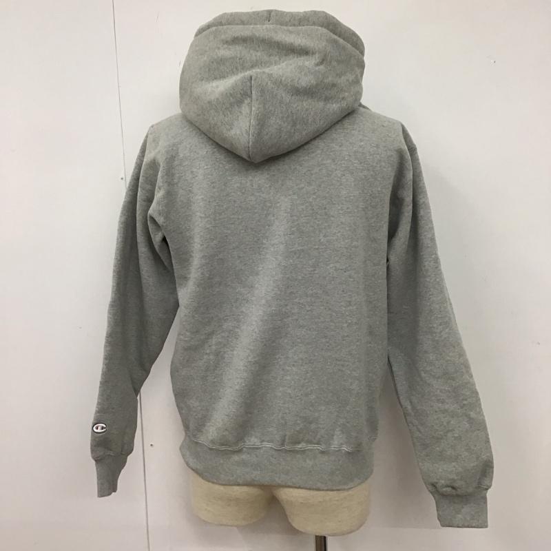チャンピオン Champion パーカー 長袖 M 無地 灰 / グレー /  メンズ USED 古着 中古 10108015