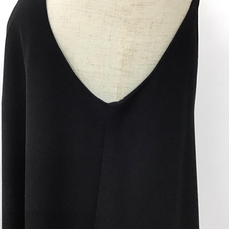 オペークドットクリップ OPAQUE.CLIP ワンピース ロングスカート M 無地 黒 / ブラック /  レディース USED 古着 中古 10121152