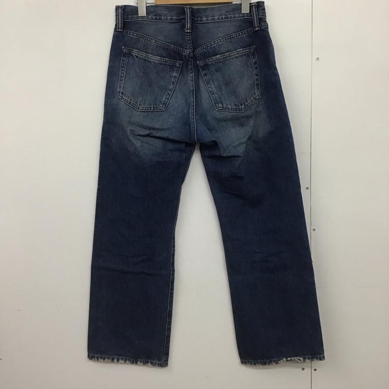 ギャップ GAP パンツ デニム、ジーンズ デニムパンツ ワイドパンツ カジュアルパンツ ストレッチパンツ 28インチ ダメージ加工 インディゴ / インディゴ /  メンズ USED 古着 中古 10148040
