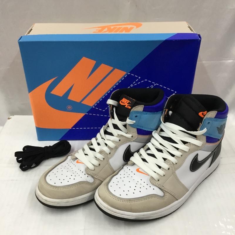 ナイキ NIKE スニーカー スニーカー DC6515-100 AIR JORDAN 1 RETRO HIGH OG 29cm 箱有 29.0cm ワンポイント 白 / ホワイト / X 黒 / ブラック / X 青 / ブルー / X ベージュ / ベージュ / X 水色 / ライトブルー /  メンズ USED 古着 中古 10106042