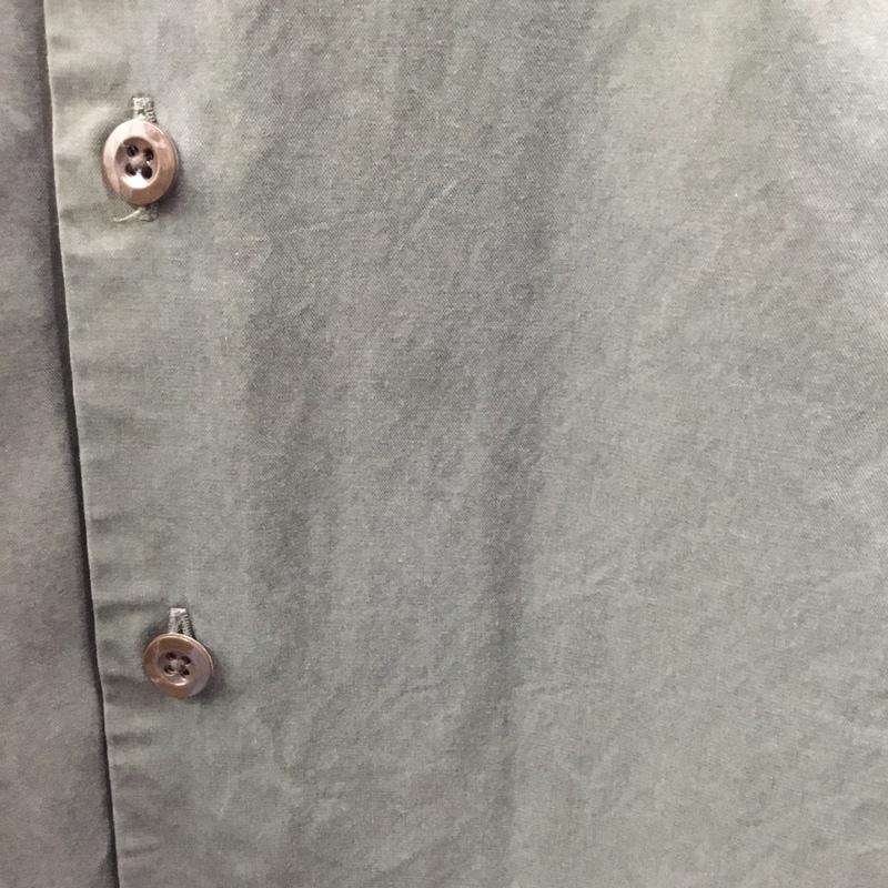 ブルーワーク BLUE WORK シャツ、ブラウス 長袖 長袖シャツ カラーシャツ ポケットシャツ 長袖カットソー トゥモローランド S 無地 カーキ / カーキ /  メンズ USED 古着 中古 10117522