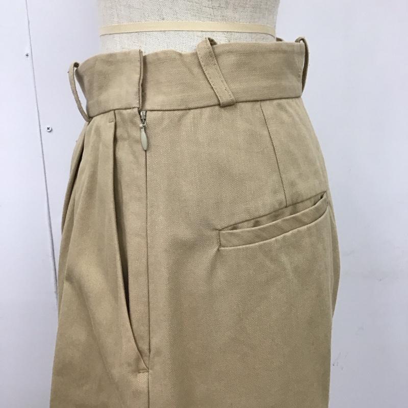 レイビームス Ray BEAMS ボトムス ボトムス 63-23-0168-690 ワイドパンツ 0 無地 ベージュ / ベージュ /  レディース USED 古着 中古 10109065