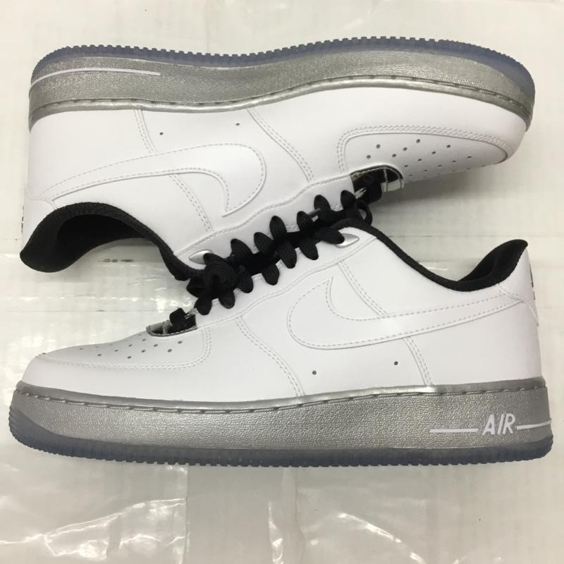 ナイキ NIKE スニーカー スニーカー DX6764-100 WMNS AIR FORCE 1 07 SE 28.5cm 28.5cm ロゴ、文字 白 / ホワイト / X 黒 / ブラック /  メンズ USED 古着 中古 10118661