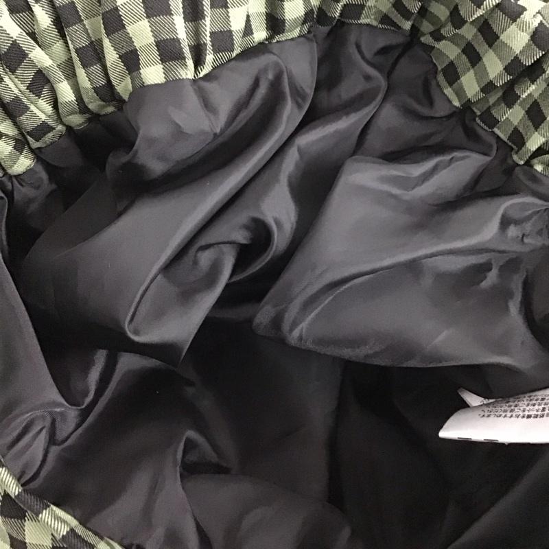 ダブルクローゼット w closet スカート ロングスカート FREE チェック 黒 / ブラック / X 緑 / グリーン /  レディース USED 古着 中古 10129624