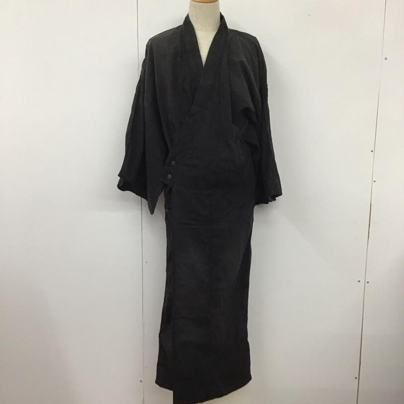 グラム glamb ワンピース・ドレス・オールインワン ワンピース・ドレス・オールインワン AZAMI 浴衣 リメイク オールインワン 2 無地 黒 / ブラック /  メンズ USED 古着 中古 10109083