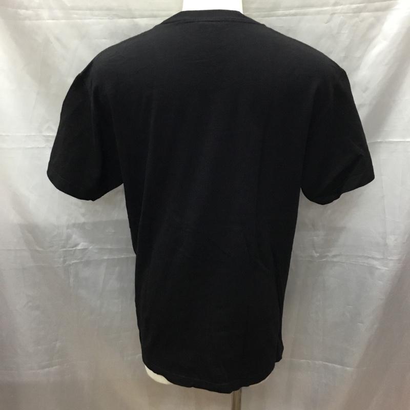 チャレンジャー CHALLENGER Tシャツ 半袖 半袖カットソー プリントTシャツ クルーネックカットソー L ロゴ、文字 黒 / ブラック /  メンズ USED 古着 中古 10112209