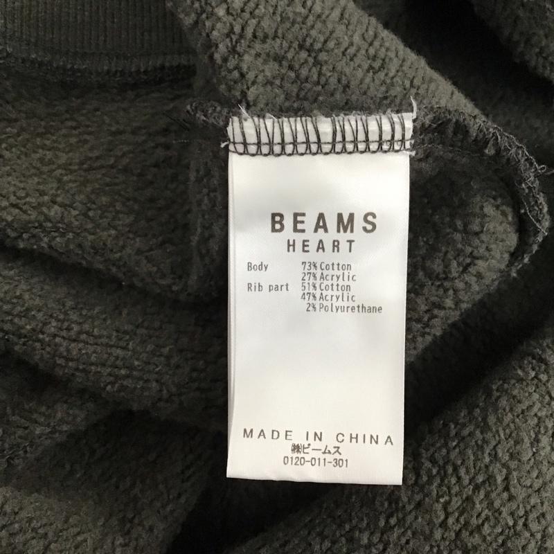 ビームス ハート BEAMS HEART トレーナー 長袖 長袖 M プリント 黒 / ブラック /  メンズ USED 古着 中古 10123623
