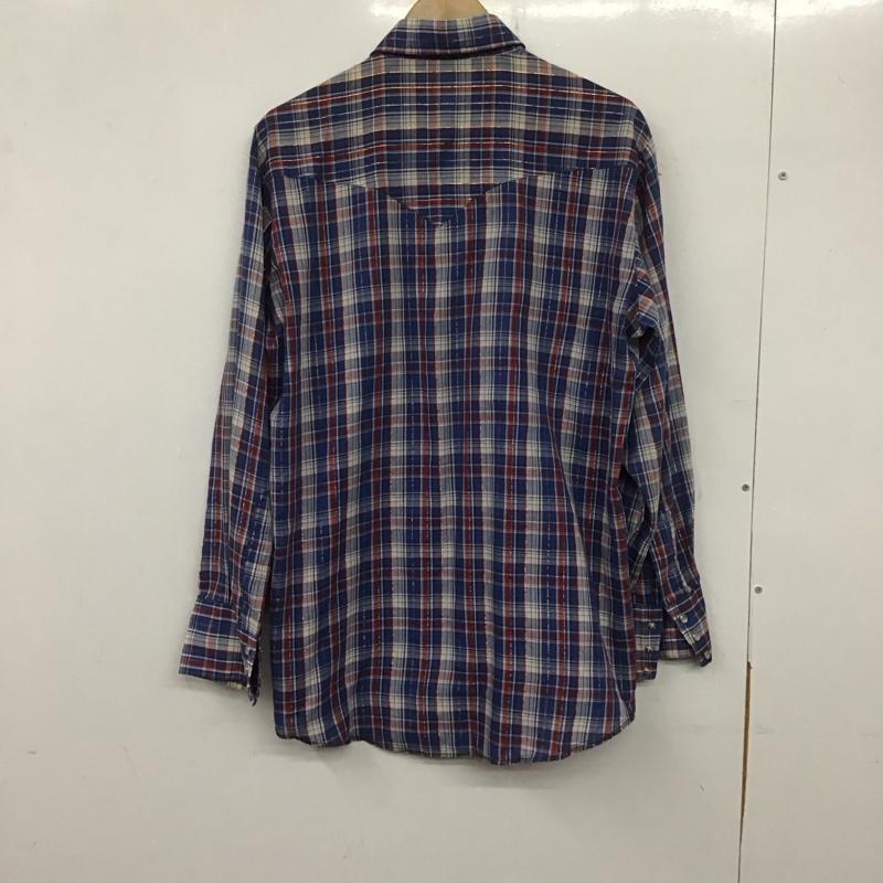 古着 USED シャツ、ブラウス 長袖 長袖シャツ チェックシャツ カラーシャツ ウエスタンシャツ チェック マルチカラー / マルチカラー /  メンズ USED 古着 中古 10139482
