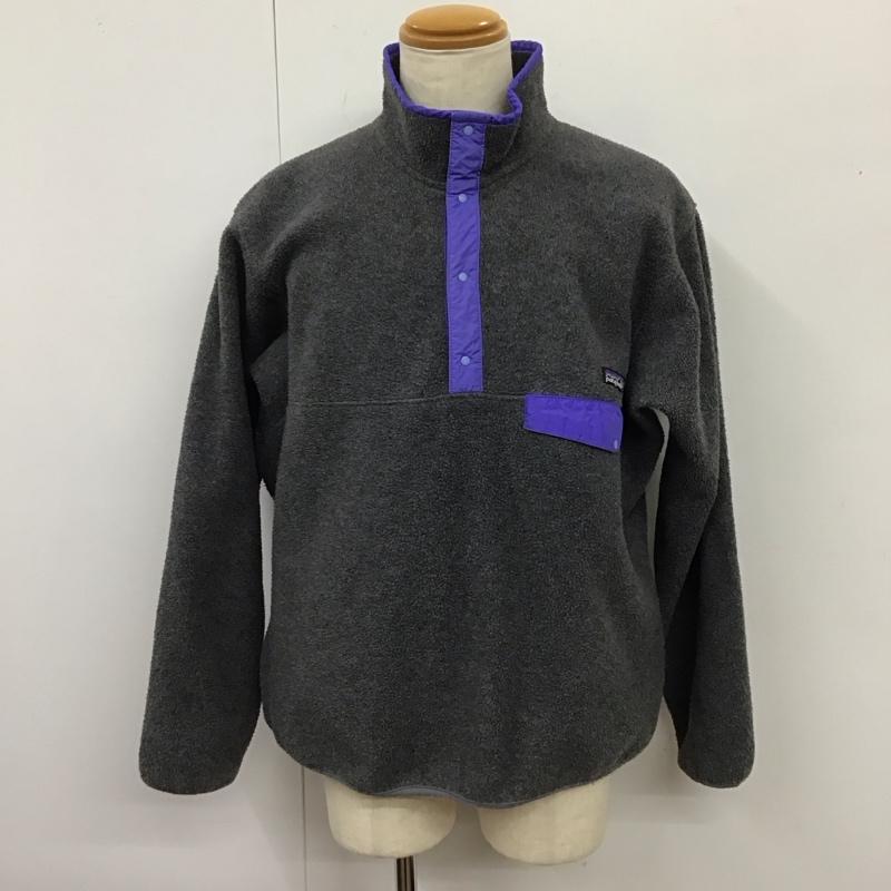 パタゴニア patagonia ジャケット、上着 ジャケット、ブレザー フリースジャケット プルオーバージャケット 古着 80S XL ロゴ、文字 灰 / グレー /  メンズ USED 古着 中古 10117567