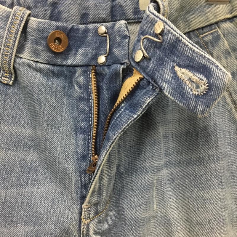 ディーゼル DIESEL パンツ デニム、ジーンズ FLAIRLEGG 0888Z ワイドパンツ W24L32 無地 青 / ブルー /  レディース USED 古着 中古 10099567
