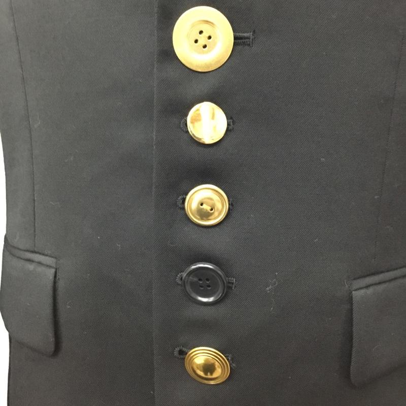 ブラックコムデギャルソン BLACK COMME des GARCONS ジャケット、上着 ジャケット、ブレザー カジュアルジャケット カラージャケット ポケットジャケット アウター S 無地 黒 / ブラック /  メンズ USED 古着 中古 10120674