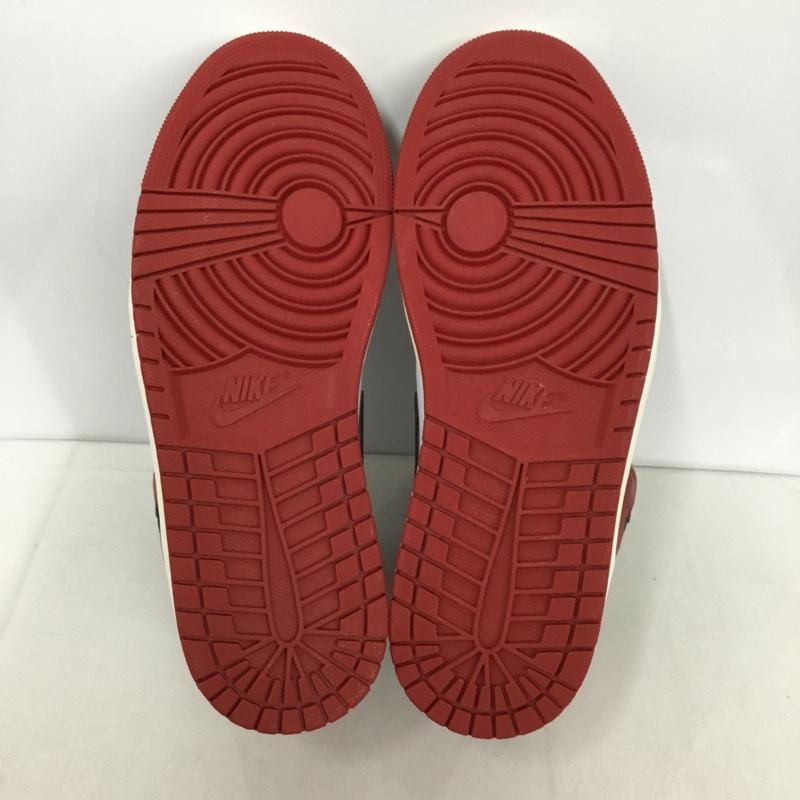 ナイキ NIKE スニーカー スニーカー DZ5485-106 AIR JORDAN 1 RETRO HIGH OG 28.5cm 箱有 28.5cm ロゴ、文字 白 / ホワイト / X 黒 / ブラック / X 赤 / レッド /  メンズ USED 古着 中古 10145769