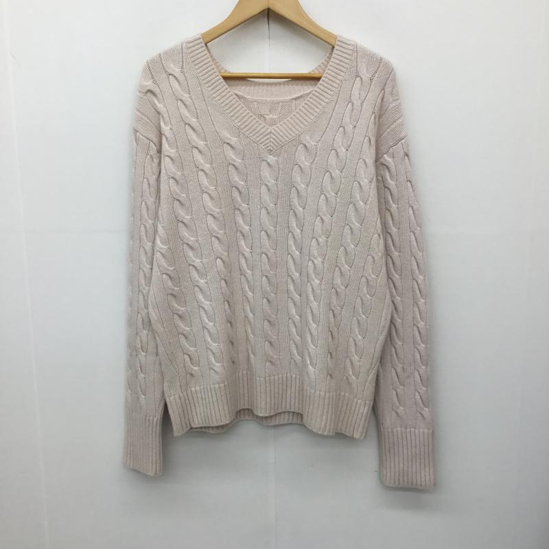 アダムエロペ ADAM ET ROPE  ニット、セーター 長袖 FREE  白 / ホワイト /  レディース USED 古着 中古 10138247