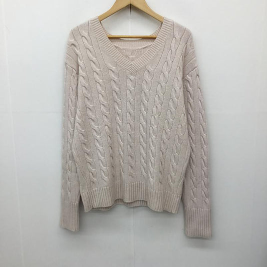 アダムエロペ ADAM ET ROPE  ニット、セーター 長袖 FREE  白 / ホワイト /  レディース USED 古着 中古 10138247