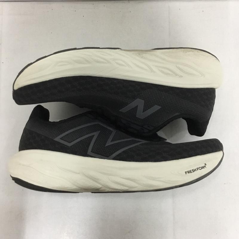 ニューバランス New Balance スニーカー スニーカー M1080B14 FRESH FOAM X 1080 28.5cm 28.5cm ロゴ、文字 黒 / ブラック / X 白 / ホワイト /  メンズ USED 古着 中古 10141609
