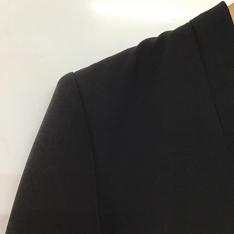 ロペピクニック ROPE  PICNIC ジャケット、上着 ジャケット、ブレザー カジュアルジャケット アウター ノーカラージャケット 40 無地 黒 / ブラック /  レディース USED 古着 中古 10142507