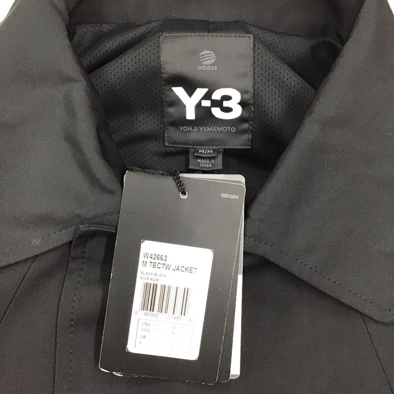ワイスリー Y-3 ジャケット、上着 ジャケット、ブレザー アウター カジュアルジャケット カラージャケット 前ボタン M 無地 黒 / ブラック /  メンズ USED 古着 中古 10113881