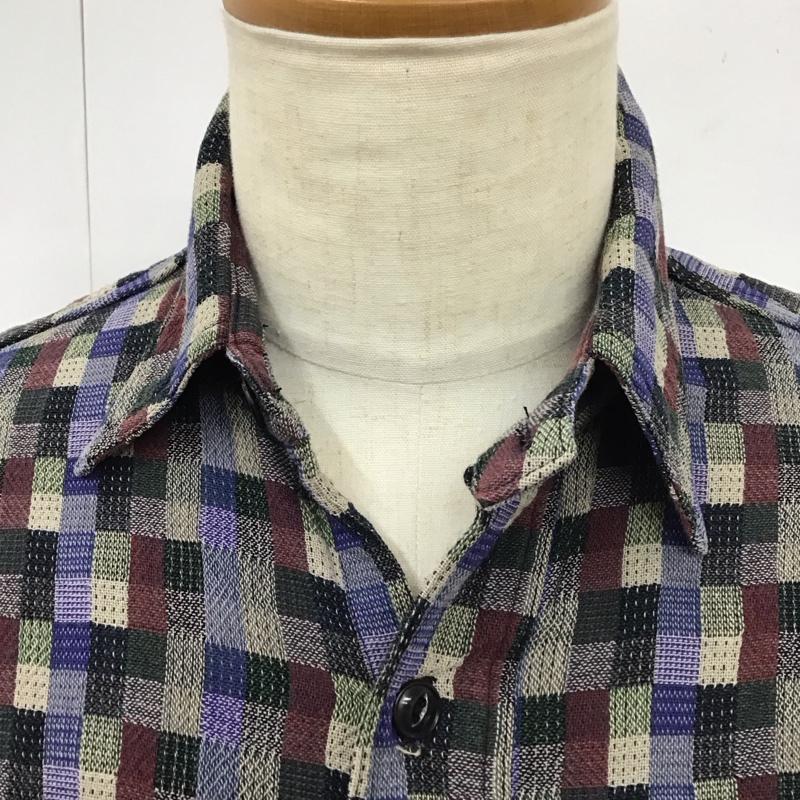 シュガーケーン SUGAR CANE シャツ、ブラウス 半袖 M チェック マルチカラー / マルチカラー /  メンズ USED 古着 中古 10113088