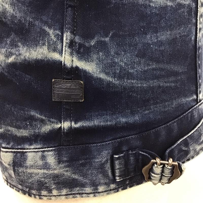 ジースターロゥ G-STAR RAW ジャケット、上着 ジャケット、ブレザー 3301 3D Slim Jacket デニムジャケット S 無地 インディゴ / インディゴ /  メンズ USED 古着 中古 10121336