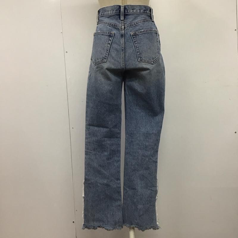 マウジー MOUSSY パンツ デニム、ジーンズ 010DAG11-5340 SIDE SLIT SLIM FLARE サイド スリット 無地 青 / ブルー /  レディース USED 古着 中古 10109713