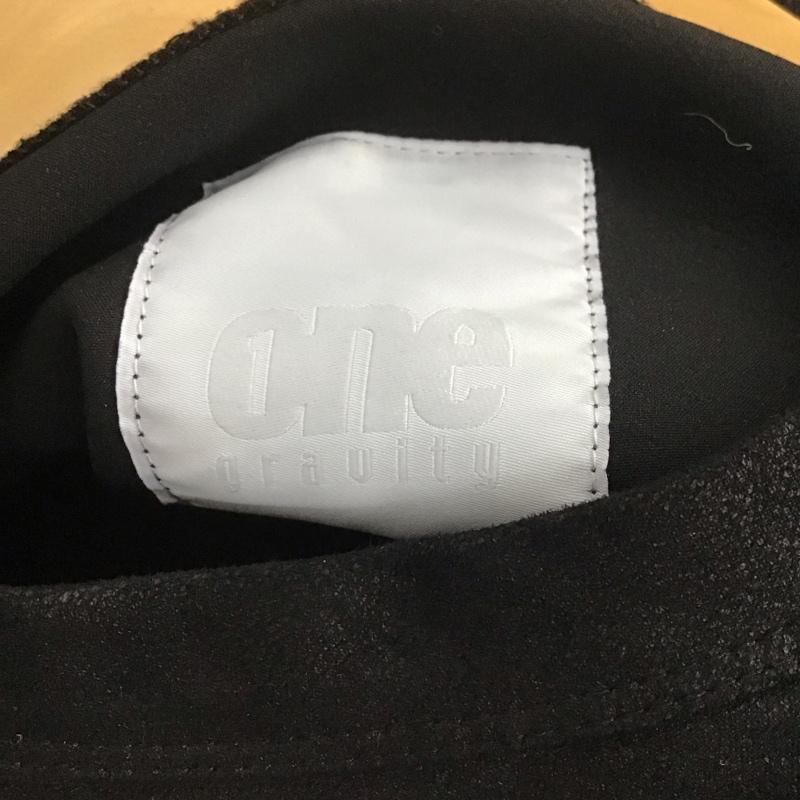 ワングラビティ ONE GRAVITY カットソー 長袖 長袖カットソー 無地カットソー クルーネック M 無地 黒 / ブラック /  メンズ USED 古着 中古 10142944