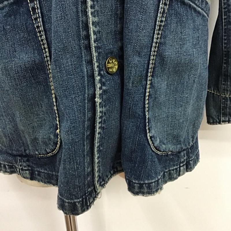 リーバイストラウスアンドコー Levi Strauss & co. ジャケット、上着 ジャケット、ブレザー デニムジャケット カラージャケット 長袖ジャケット ブルゾン XL 無地 インディゴ / インディゴ /  メンズ USED 古着 中古 10123830