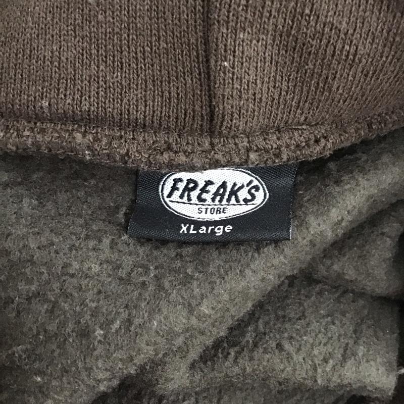 フリークスストア FREAK S STORE パーカー 長袖 GR21AW-02 裏起毛 プルオーバー XL 無地 ダークブラウン / ダークブラウン /  メンズ USED 古着 中古 10118100