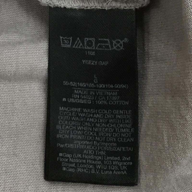 ギャップ GAP Tシャツ 半袖 YEEZY GAP イージーギャップ L プリント 灰 / グレー /  メンズ USED 古着 中古 10129011