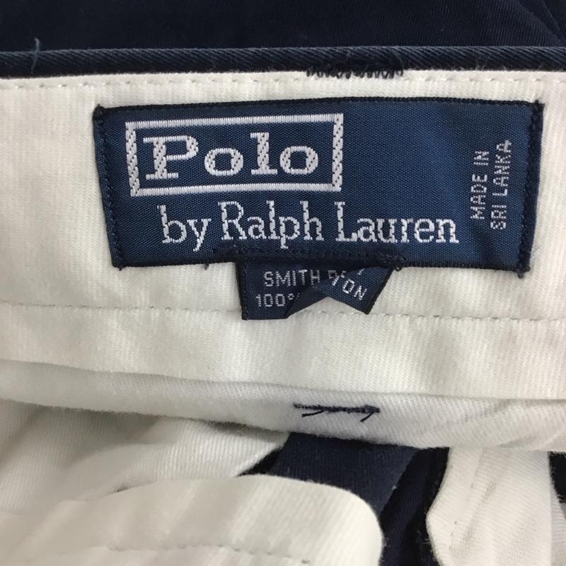 ポロバイラルフローレン Polo by RALPH LAUREN パンツ チノパン チノパン ワイドパンツ カジュアルパンツ 36インチ 無地 紺 / ネイビー /  メンズ USED 古着 中古 10137317