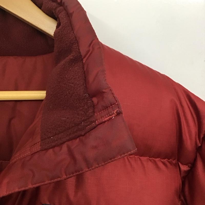 パタゴニア patagonia ジャケット、上着 ジャンパー、ブルゾン ジップアップジャケット ナイロンジャケット アウター ダウンジャケット M ロゴ、文字 赤 / レッド /  メンズ USED 古着 中古 10142362