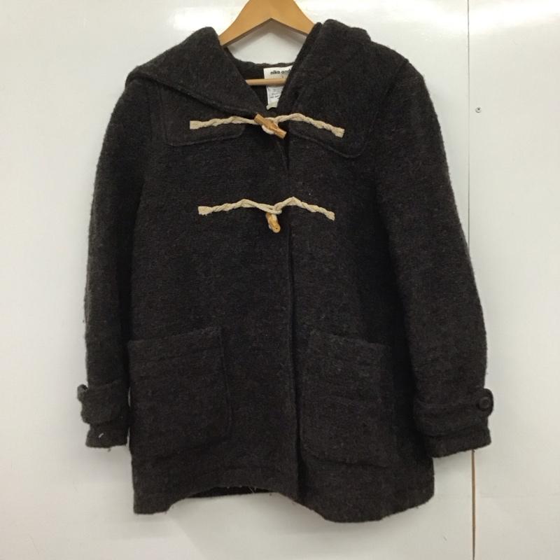 ニコアンド niko and... コート コート一般 無地 茶 / ブラウン /  レディース USED 古着 中古 10146812