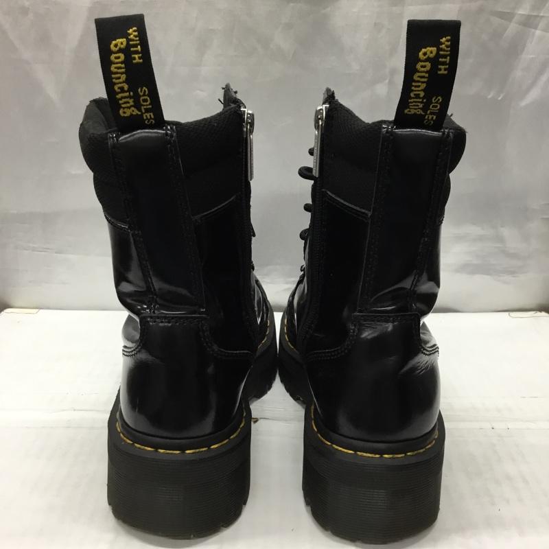 ドクターマーチン Dr.Martens ブーツ ショートブーツ AW006 サイドファスナー レースアップ UK8 US：9 無地 黒 / ブラック /  メンズ USED 古着 中古 10117005