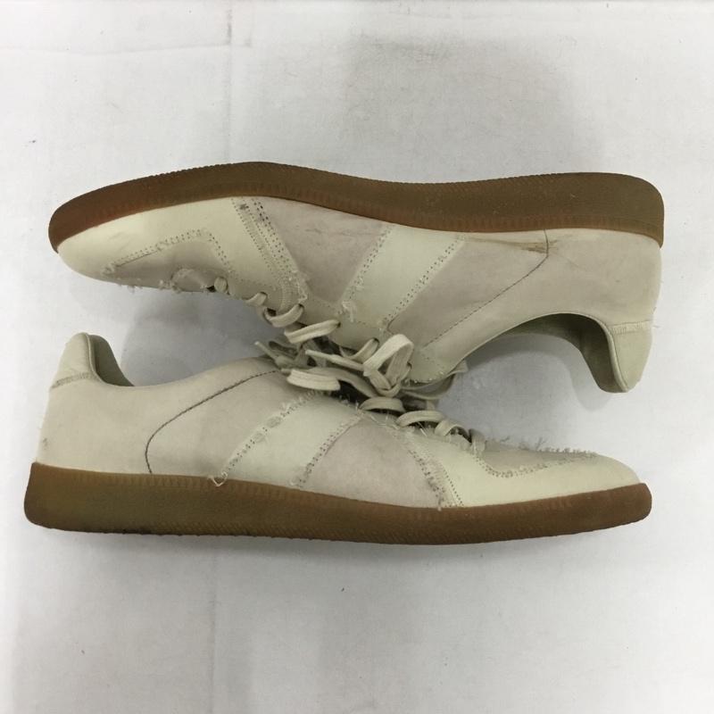 メゾン マルジェラ Maison Margiela スニーカー スニーカー ジャーマントレーナー レプリカスニーカー 43 無地 ベージュ / ベージュ /  メンズ USED 古着 中古 10149668