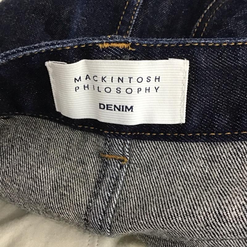 マッキントッシュフィロソフィー MACKINTOSH PHILOSOPH パンツ デニム、ジーンズ デニムパンツ スリムパンツ ストレッチパンツ ジーンズ 36 無地 インディゴ / インディゴ /  レディース USED 古着 中古 10122407