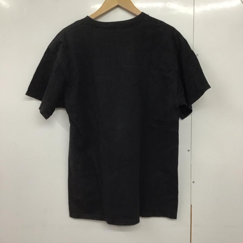 古着 USED Tシャツ 半袖 半袖カットソー プリントTシャツ クルーネックカットソー L プリント 黒 / ブラック /  メンズ USED 古着 中古 10143700