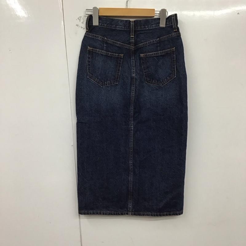 アズールバイマウジー AZUL BY MOUSSY スカート ひざ丈スカート デニムスカート ひざ丈スカート タイトスカート S 無地 インディゴ / インディゴ /  レディース USED 古着 中古 10128974