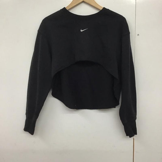 ナイキ NIKE トレーナー 長袖 XS 無地 黒 / ブラック /  レディース USED 古着 中古 10142749