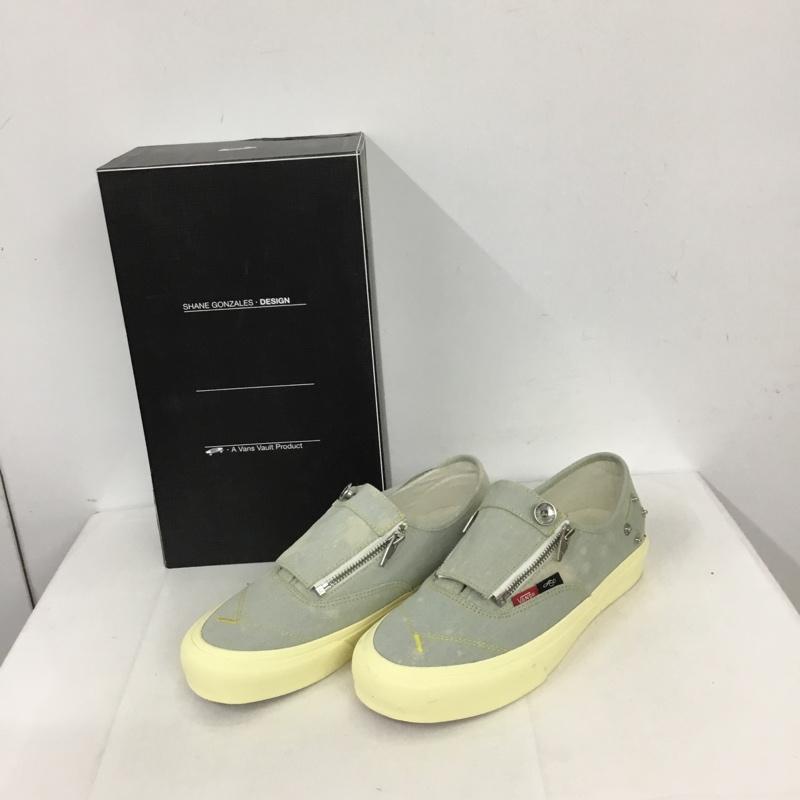 バンズ VANS スニーカー スニーカー 721454 UA Authentic Zip VLT LX シェーン ゴンザレス 27.5cm 箱有 27.5cm ロゴ、文字 水色 / ライトブルー /  メンズ USED 古着 中古 10128823
