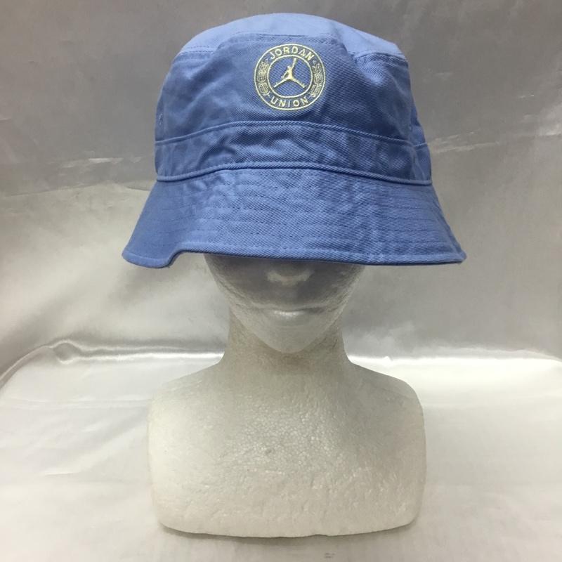 エアジョーダン AIR JORDAN 帽子 ハット DX6483-496 UNION バケットハット ロゴ、文字 水色 / ライトブルー /  メンズ USED 古着 中古 10109167