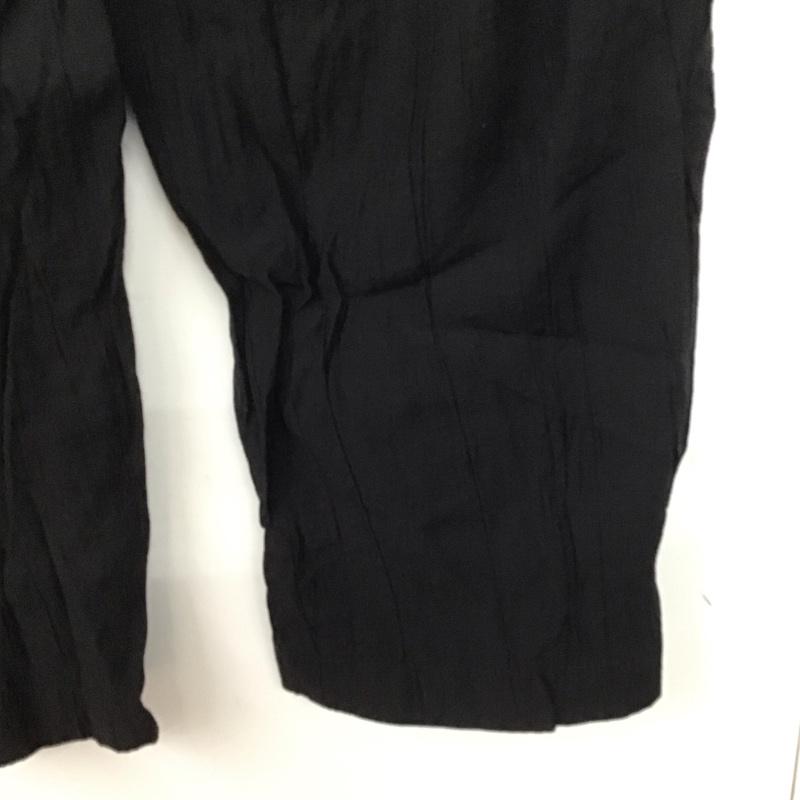 ザラ ZARA パンツ ワークパンツ、ペインターパンツ ワイドパンツ カジュアルパンツ ワークパンツ M 無地 黒 / ブラック /  レディース USED 古着 中古 10142667