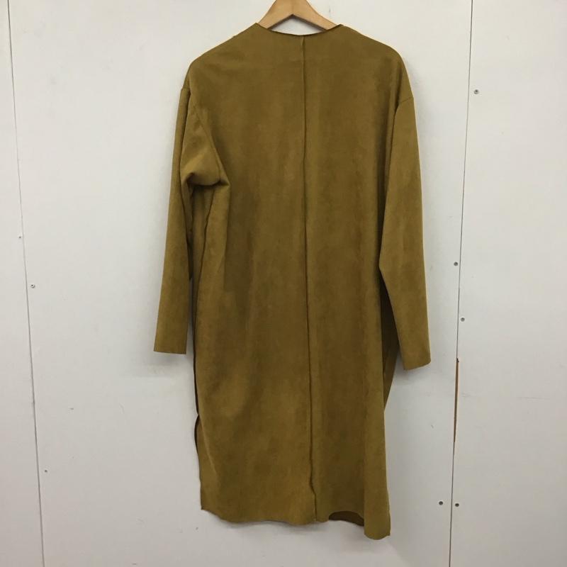 マンサール mansart コート コート一般 長袖ロングコート アウター カジュアルジャケット M 無地 マスタード / マスタード /  レディース USED 古着 中古 10142048