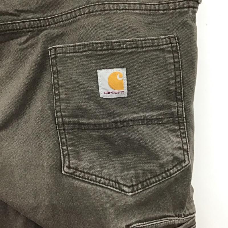 カーハート Carhartt パンツ ワークパンツ、ペインターパンツ ワークパンツ ワイドパンツ カジュアルパンツ 40 無地 灰 / グレー /  メンズ USED 古着 中古 10109835